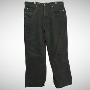Tommy Bahama Men's 38 X 30 solid black classic fit Denim Pants Beach Island